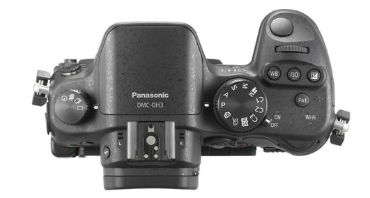 Panasonic Lumix GH3 top